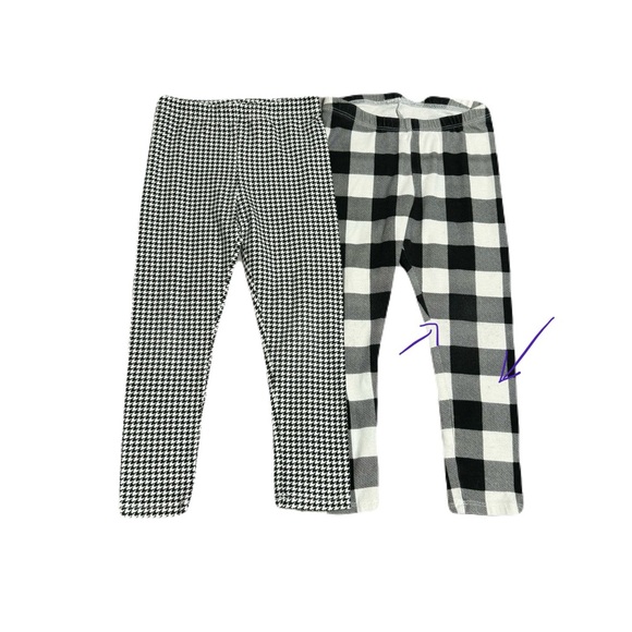 ❤️4 for $20❤️ Cat & Jack Toddlers Girl Leggings Size 3 T - Picture 2 of 8